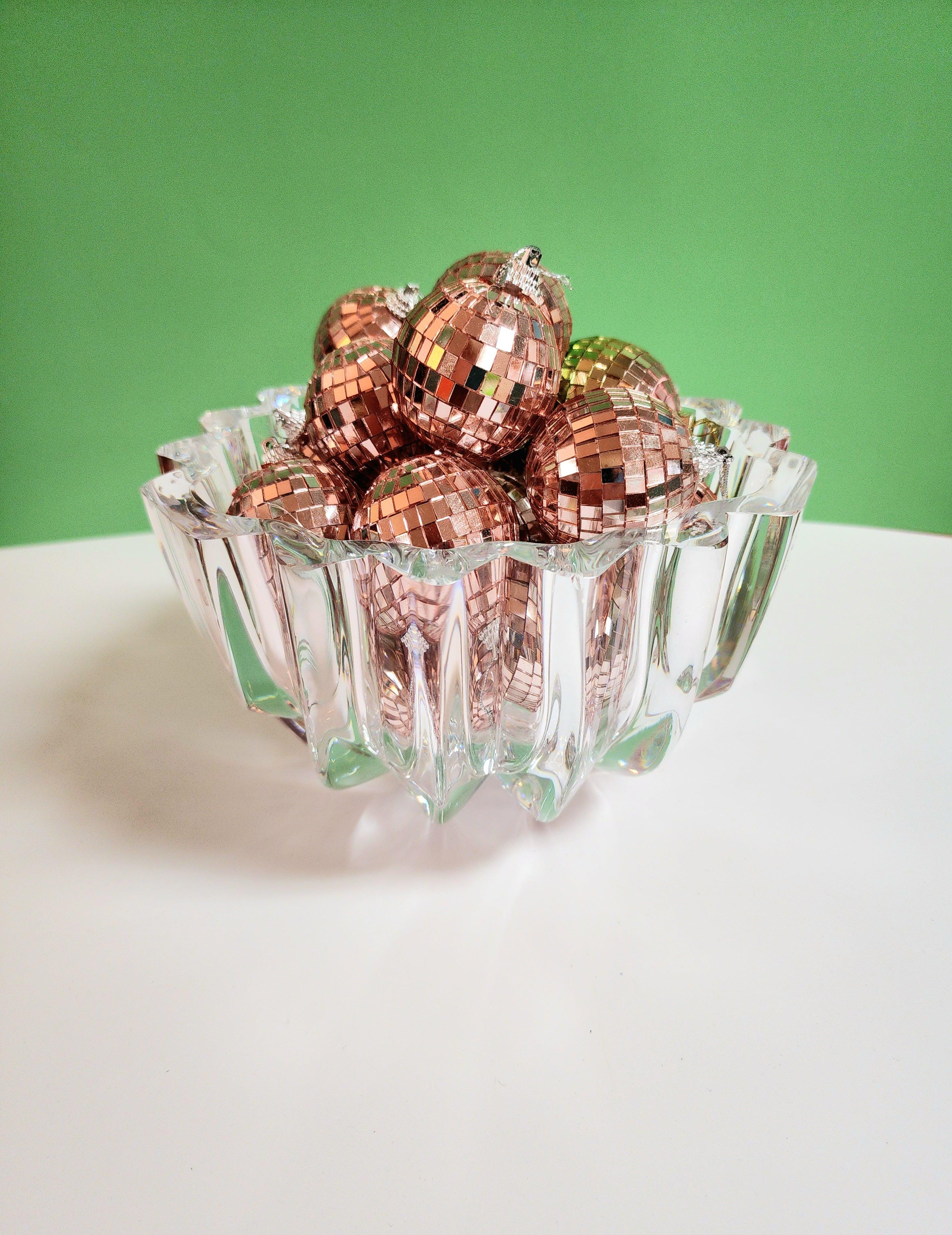 20th Century Lars Hellsten for Orrefors Crystal Bowl For Sale