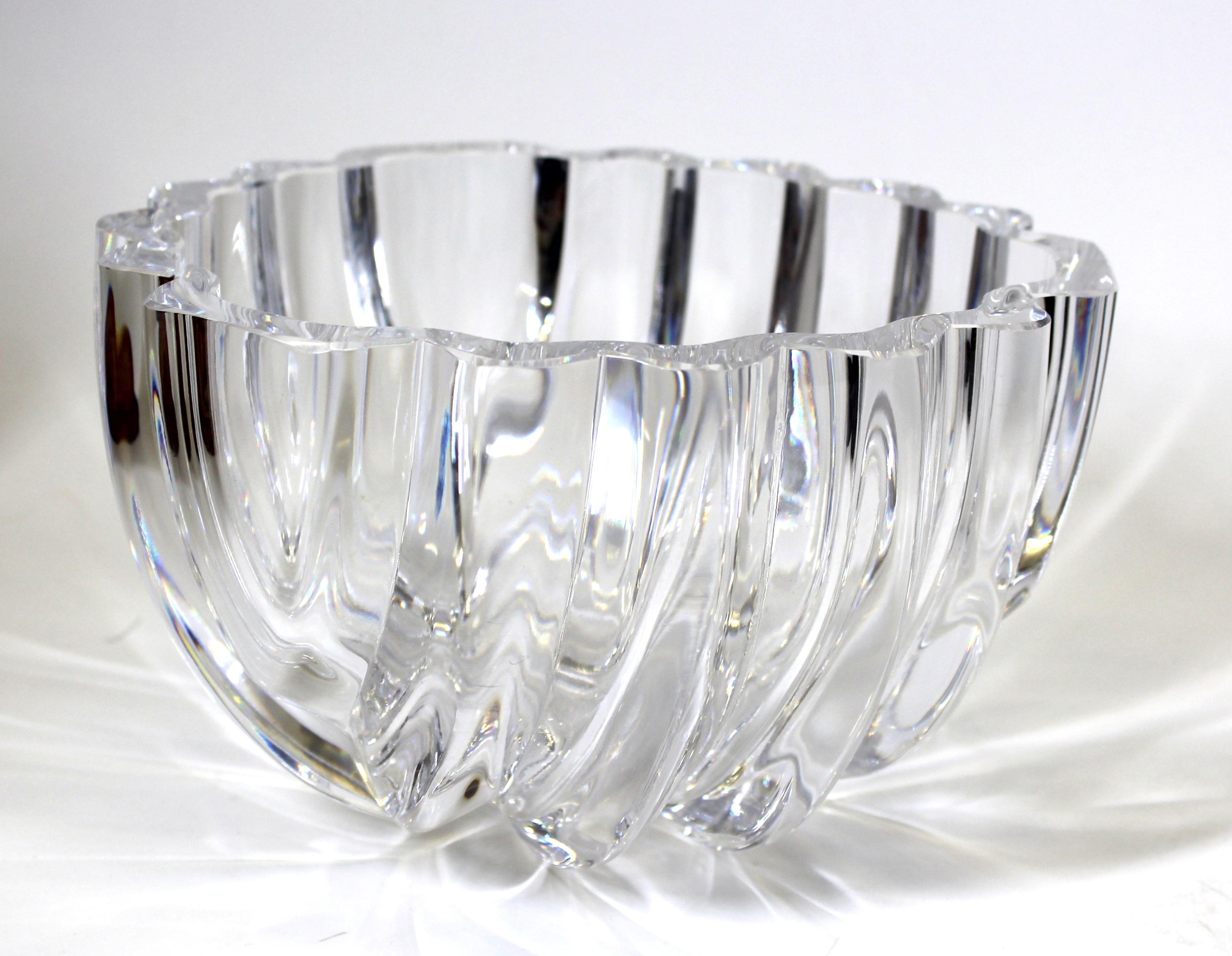 orrefors crystal bowl