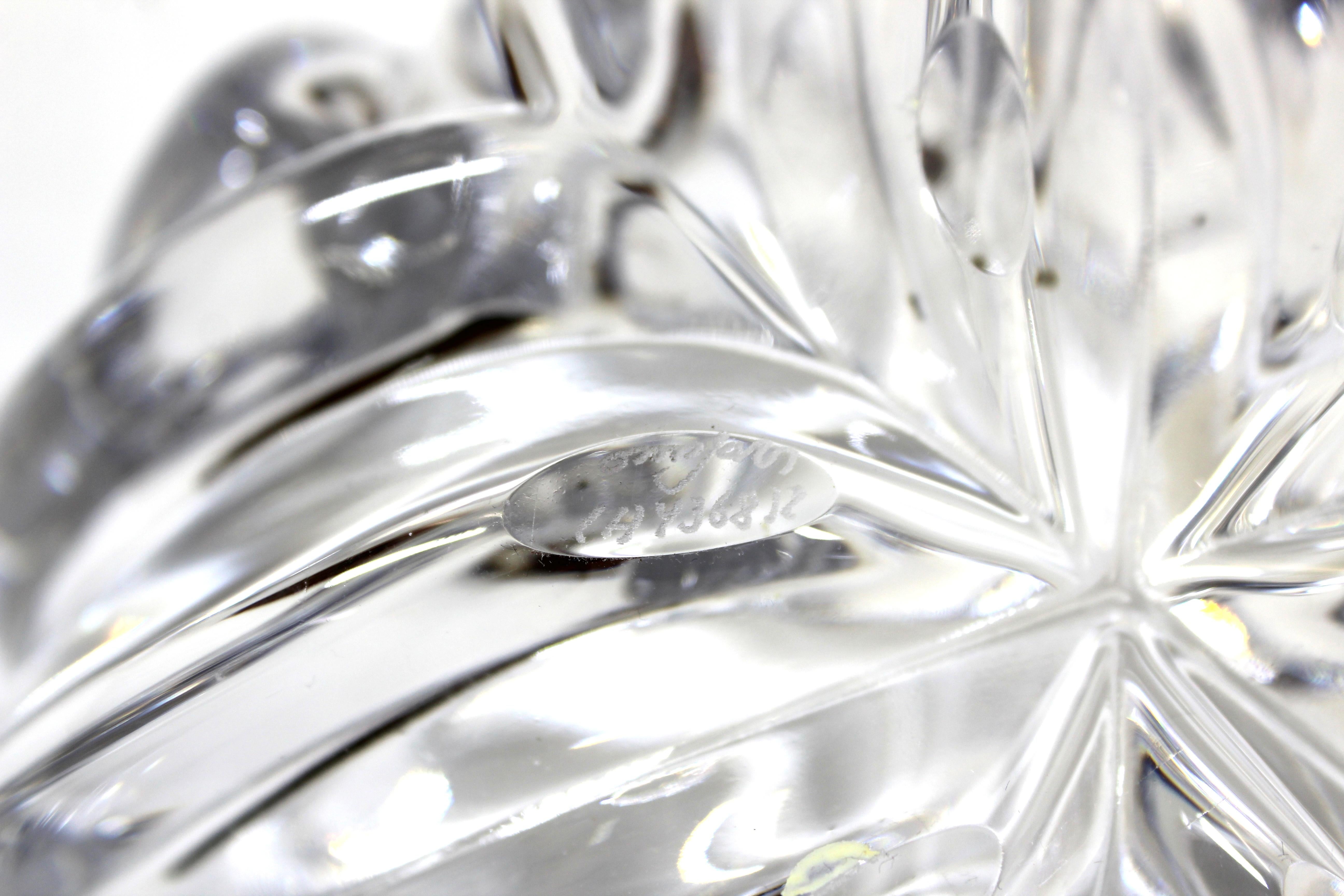20th Century Lars Hellsten for Orrefors Modern Crystal Bowl