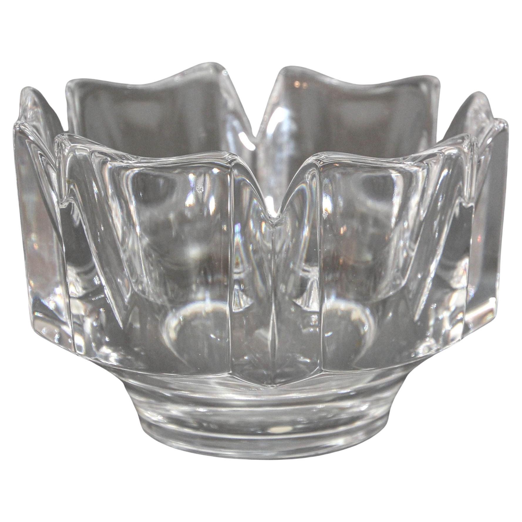 Lars Hellsten Bol en cristal Orrefors Corona 1960s