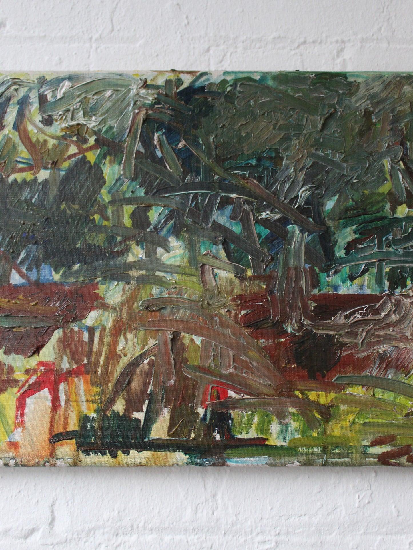 Großes schwedisches Ölgemälde auf Leinwand, Lars Herder (1923-1976) im Angebot 2