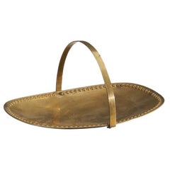 Lars Holmström, Dish or Tray, Brass, Arvika, Sweden, 1940s