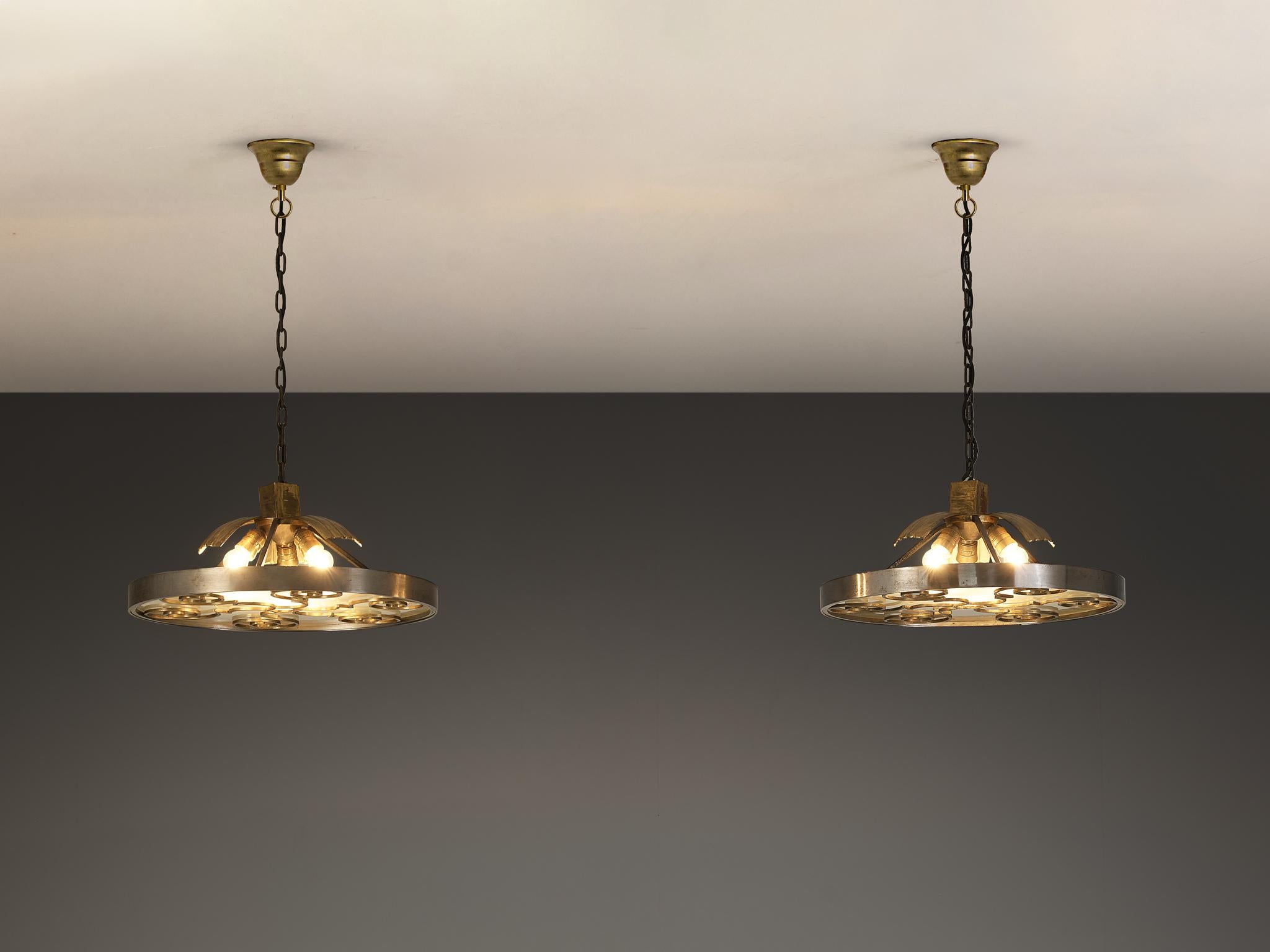 Lars Holmström for Arvika Konsthantverk Art Deco Ceiling Lights In Good Condition In Waalwijk, NL