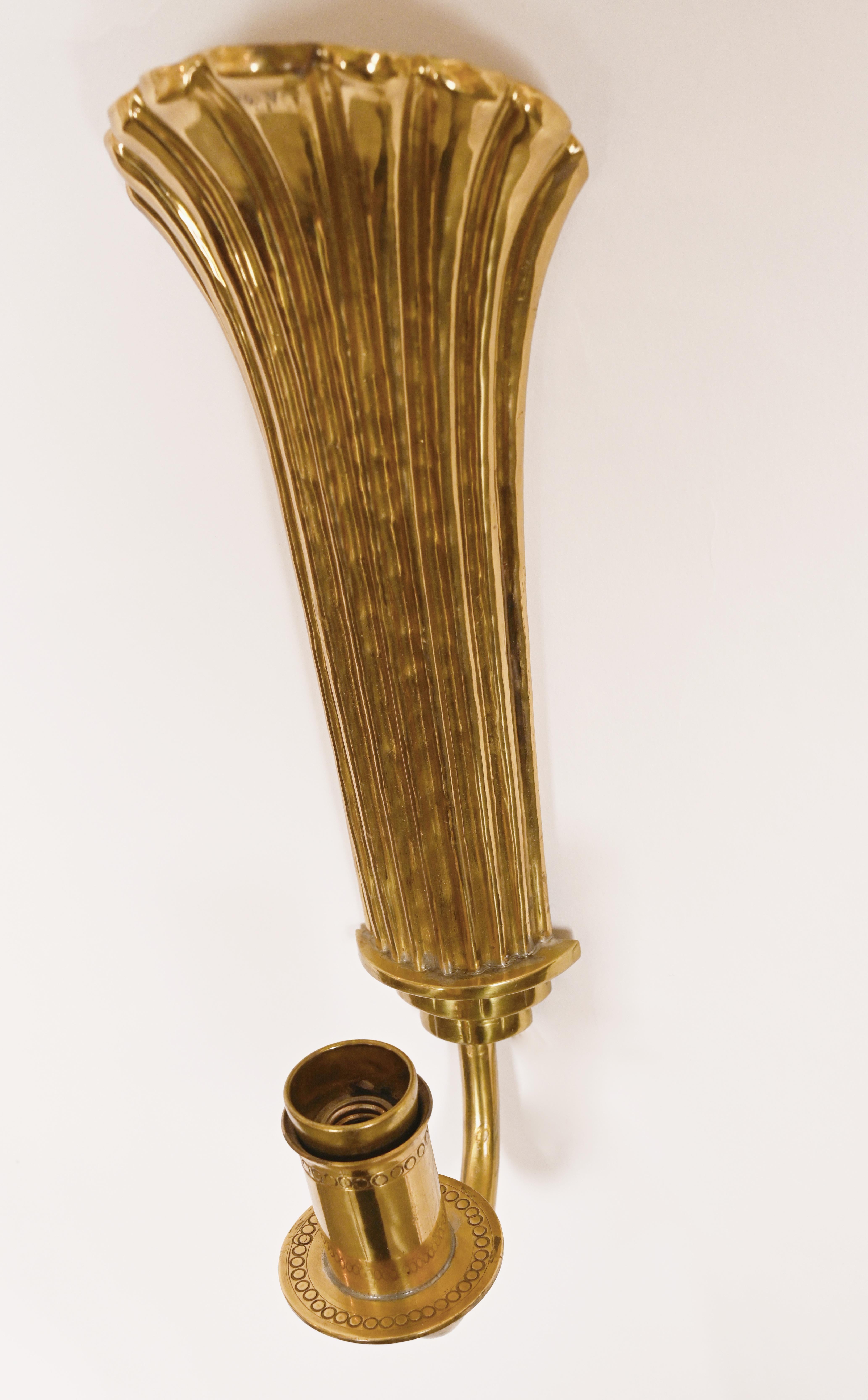 Scandinavian Modern Lars Holmström Swedish Grace Wall Sconces
