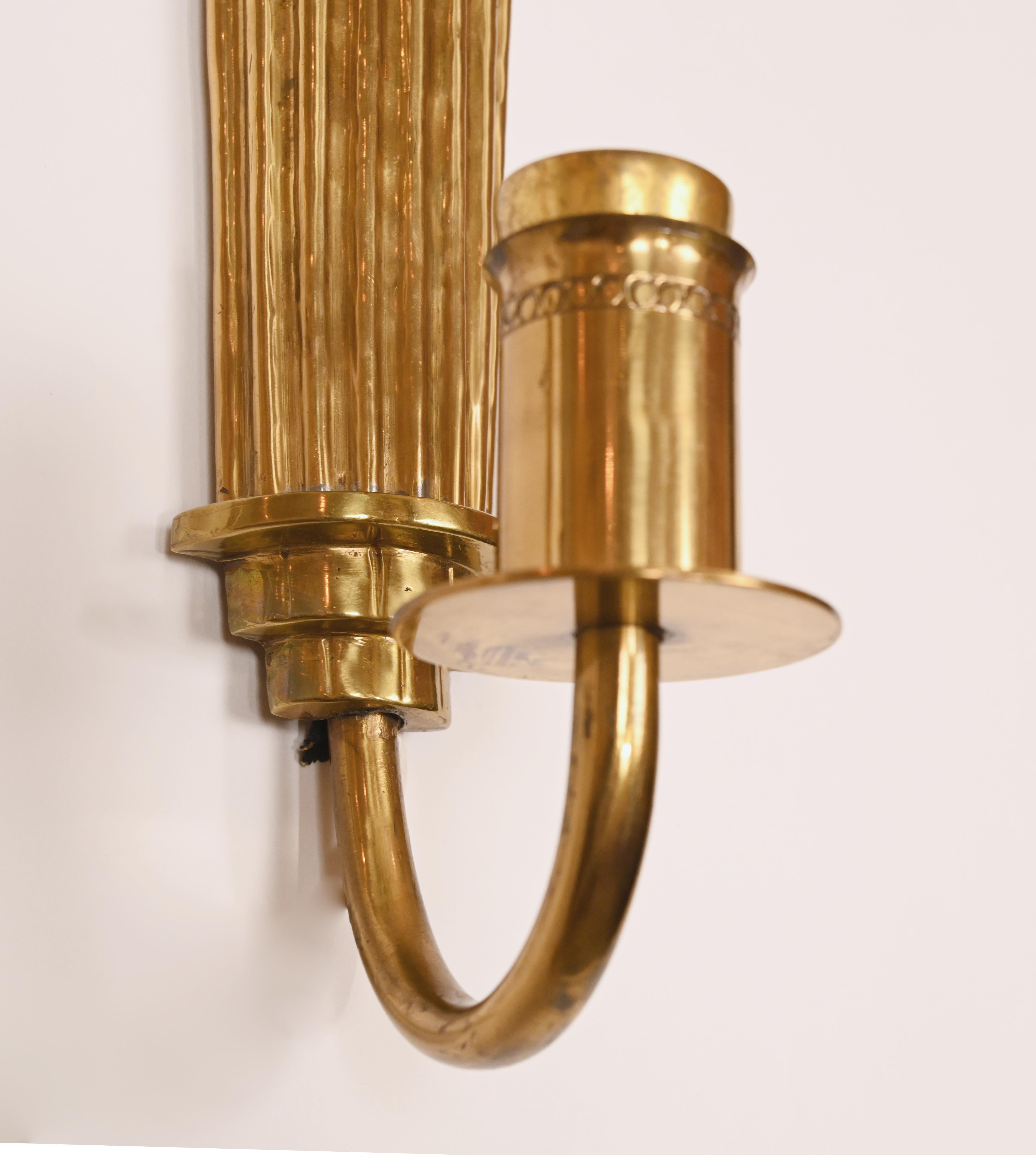 Lars Holmström Swedish Grace Wall Sconces In Good Condition In New York, NY