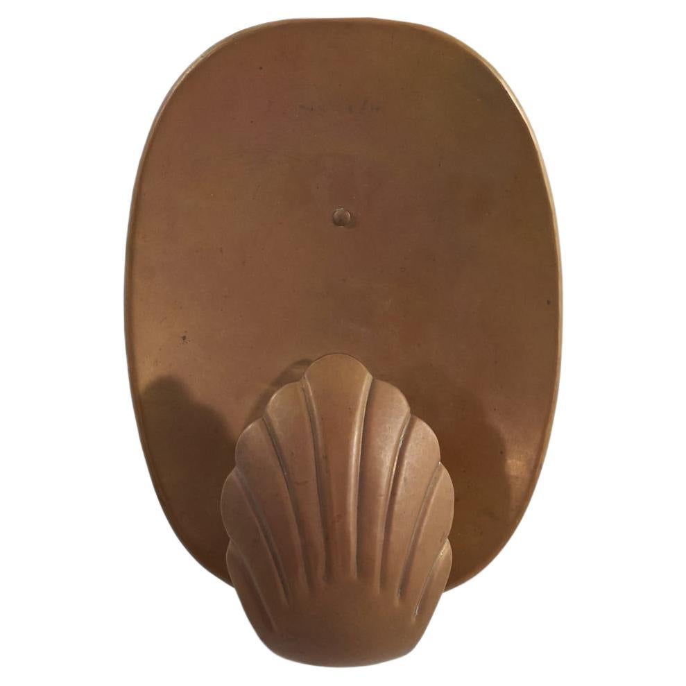 Lars Holmström, applique murale, laiton, Studio Arvika Suède années 1930 en vente