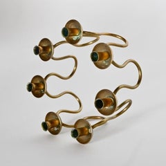 Portacandele in ottone di Lars Holstörm