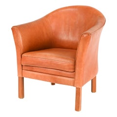 Lars Kalmer for Mogens Hansen Leather Easy Chair