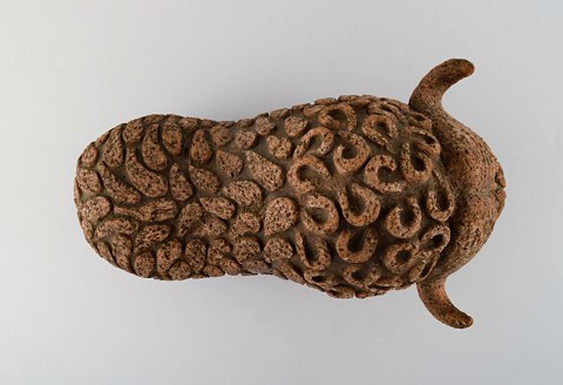 Lars Pagfeldt 'Sweden' for Tengod, Large Musk Ox in Stoneware In Good Condition In København, Copenhagen