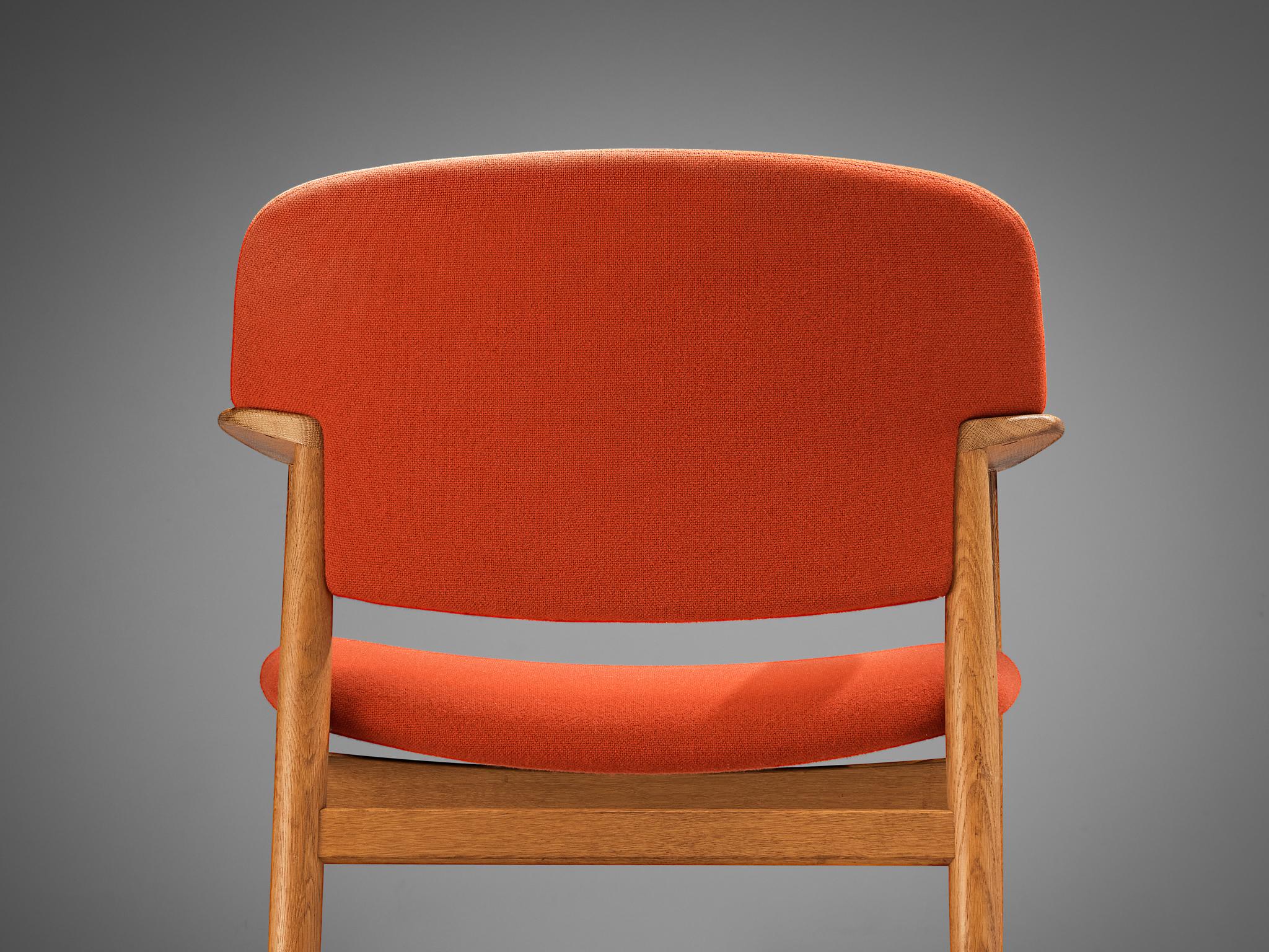 Danish Larsen & Bender-Madsen for Fritz Hansen Dining Chair in Oak  For Sale
