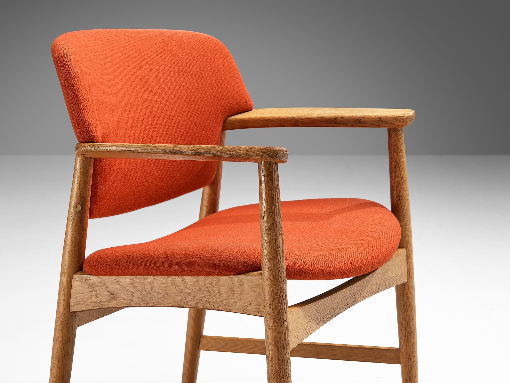 Larsen & Bender-Madsen for Fritz Hansen Dining Chair in Oak  For Sale 2