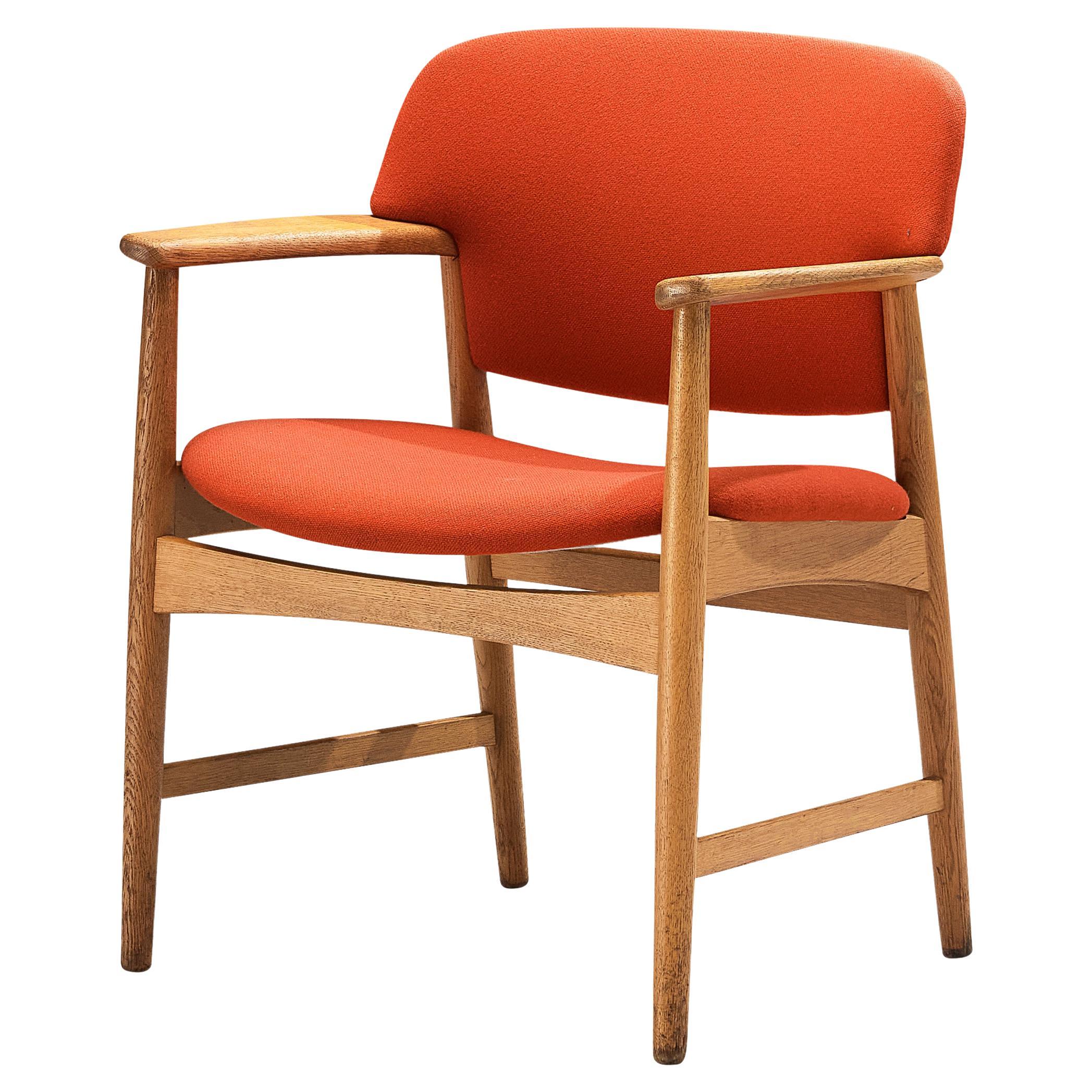 Larsen & Bender-Madsen for Fritz Hansen Dining Chair in Oak 