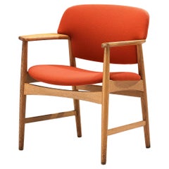 Retro Larsen & Bender-Madsen for Fritz Hansen Dining Chair in Oak 