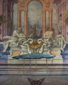 LARSEN, Modern Designer Dining Table, Made in Italy