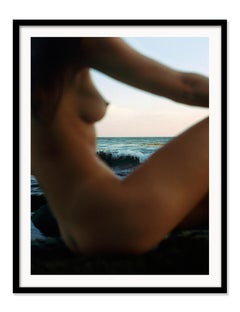 "Brooke (Blue Waves)" Nude Photography 40" x 30" in Ed. 3/3 by Larsen Sotelo
