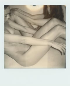 "Pola Girls 18" (FRAMED) Nude Polaroid Photography by Larsen Sotelo