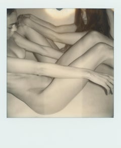 Vintage "Pola Girls 18" (FRAMED) Nude Polaroid Photography by Larsen Sotelo 