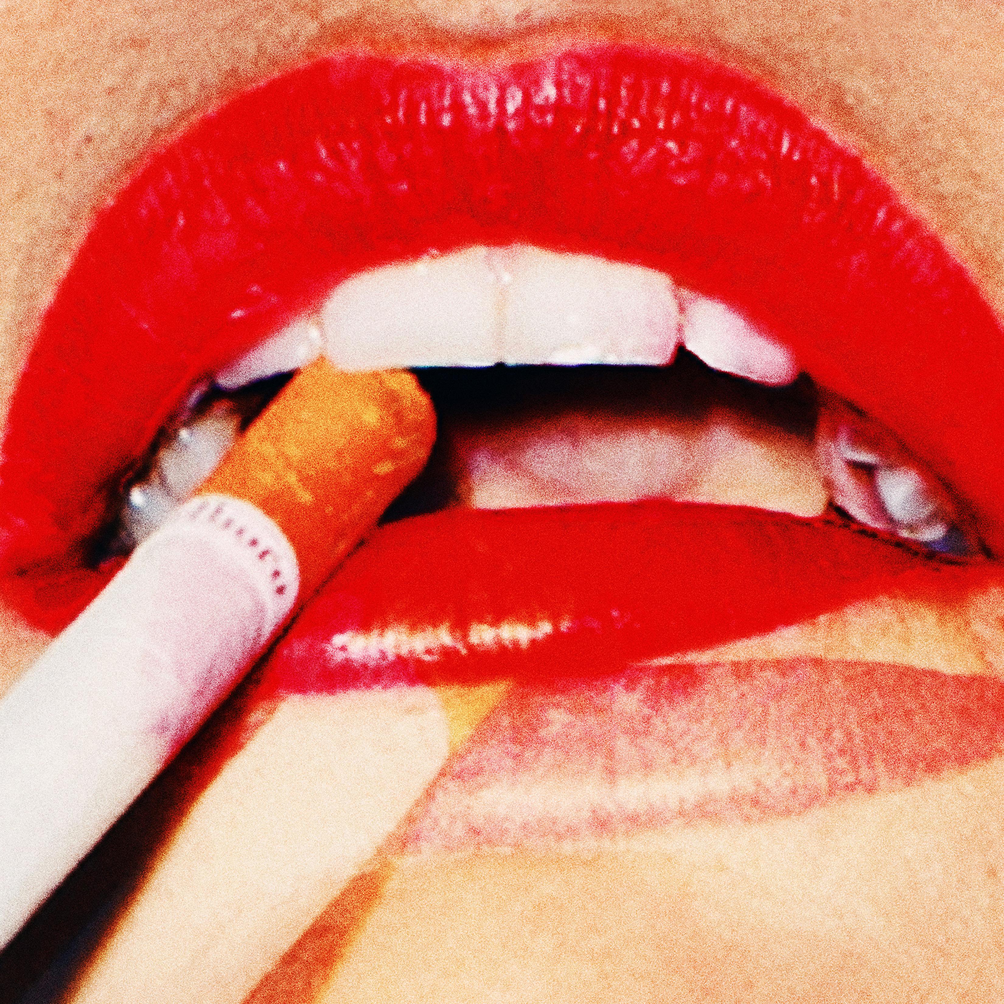 "The Lips" Photography 32" x 32"  Edition of 7 by Larsen Sotelo