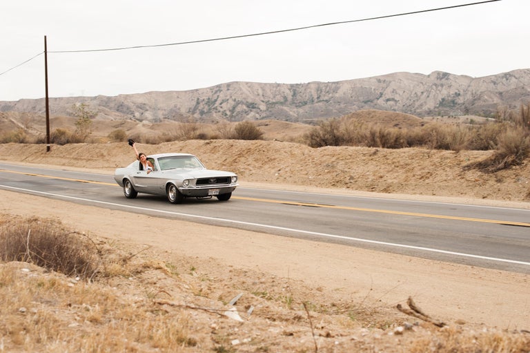 "Untitled 2 (Mustang)" Photography 24" x 32" inch Edition of 7 by Larsen Sotelo 

From the Mustang series
Giclee (Archival Ink) print on 310G Platine Fibre Cotton Rag w/satin finish 32” X 24” inch
Limited Edition of 7
2014
Signed and numbered by the