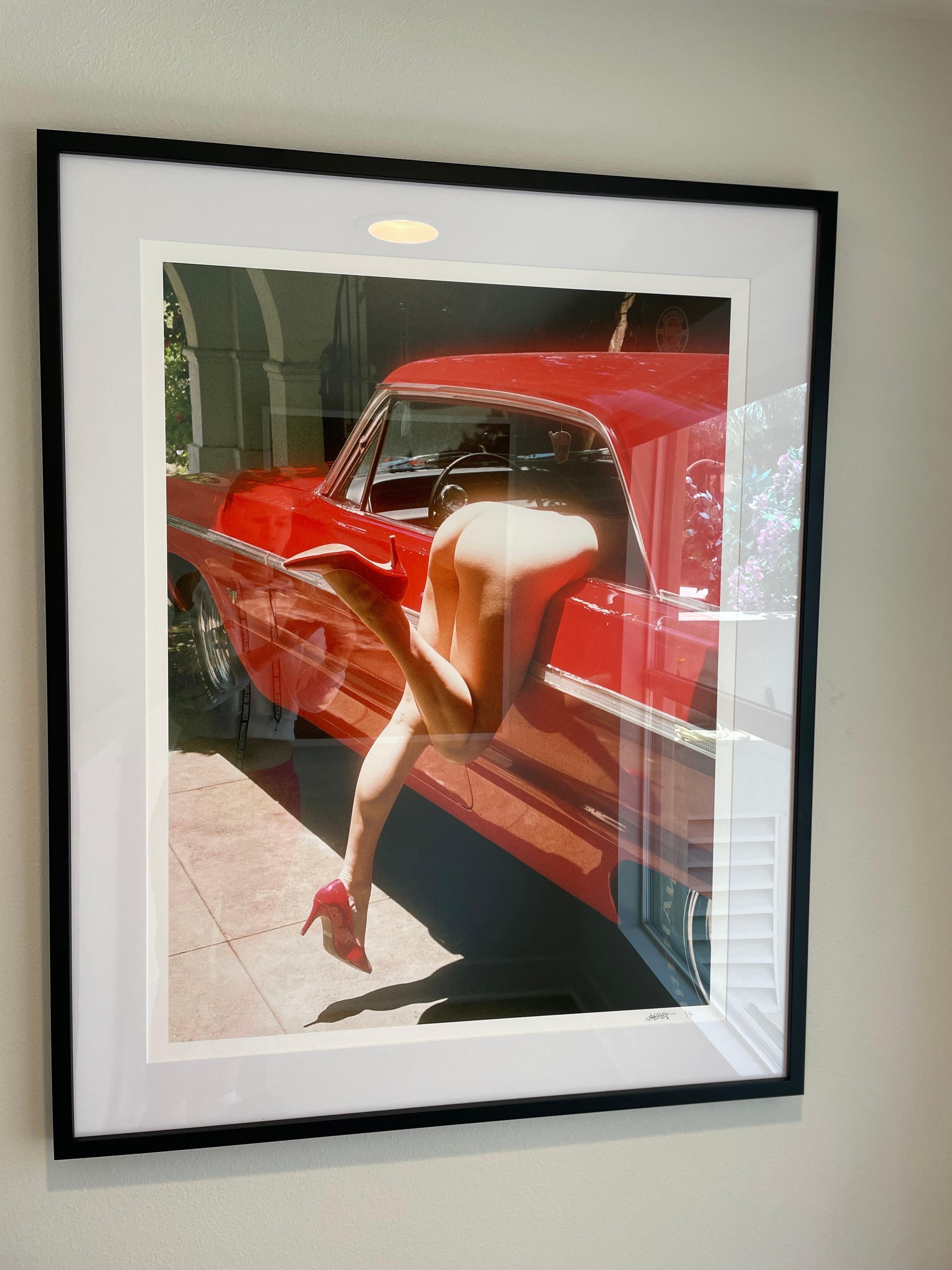 "Untitled 3" (En Rouge) Photography Edition 1/7  32" x 24" in by Larsen Sotelo 

FRAMED

Giclee (Archival Ink) print on 310G Platine Fibre Cotton Rag w/satin finish 32” X 24” inch
Limited Edition of 7
2020
Signed and numbered by the artist. 
Framed