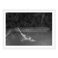 "Dive In" Black & White Nude Photography 30" x 42" in Ed. 1/7 by Larsen Sotelo