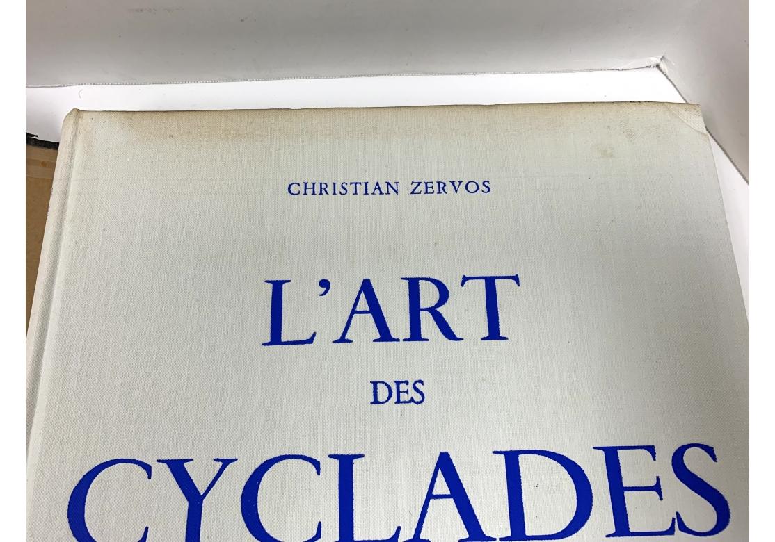 Classical Greek L'Art Des Cyclades. Du Debut a La Fin De L'age Du Bronze HB Book For Sale