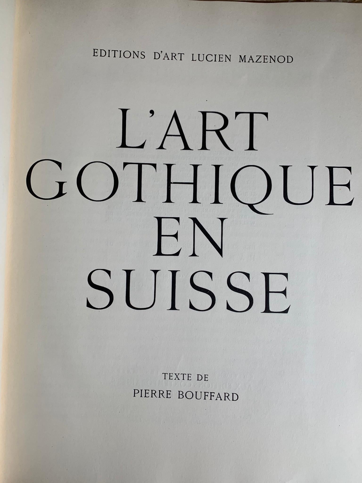Hand-Crafted L'Art Primitif En Suisse, Roman and Gothique, Lucien Mazenod, 1948