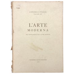 Used "L’Arte Moderna" from the Neoclassical to the Last Decades, 1968 Milan