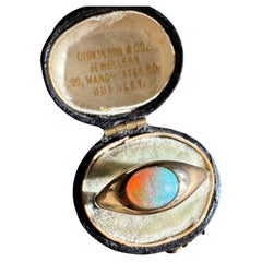 Larter & Sons Jugendstil 14K Opal Siegelring im Art nouveau-Stil