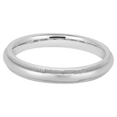 Larter & Sons Platinum Milgrain Band