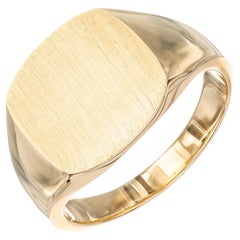 Larter & Sons Yellow Gold Signet Ring