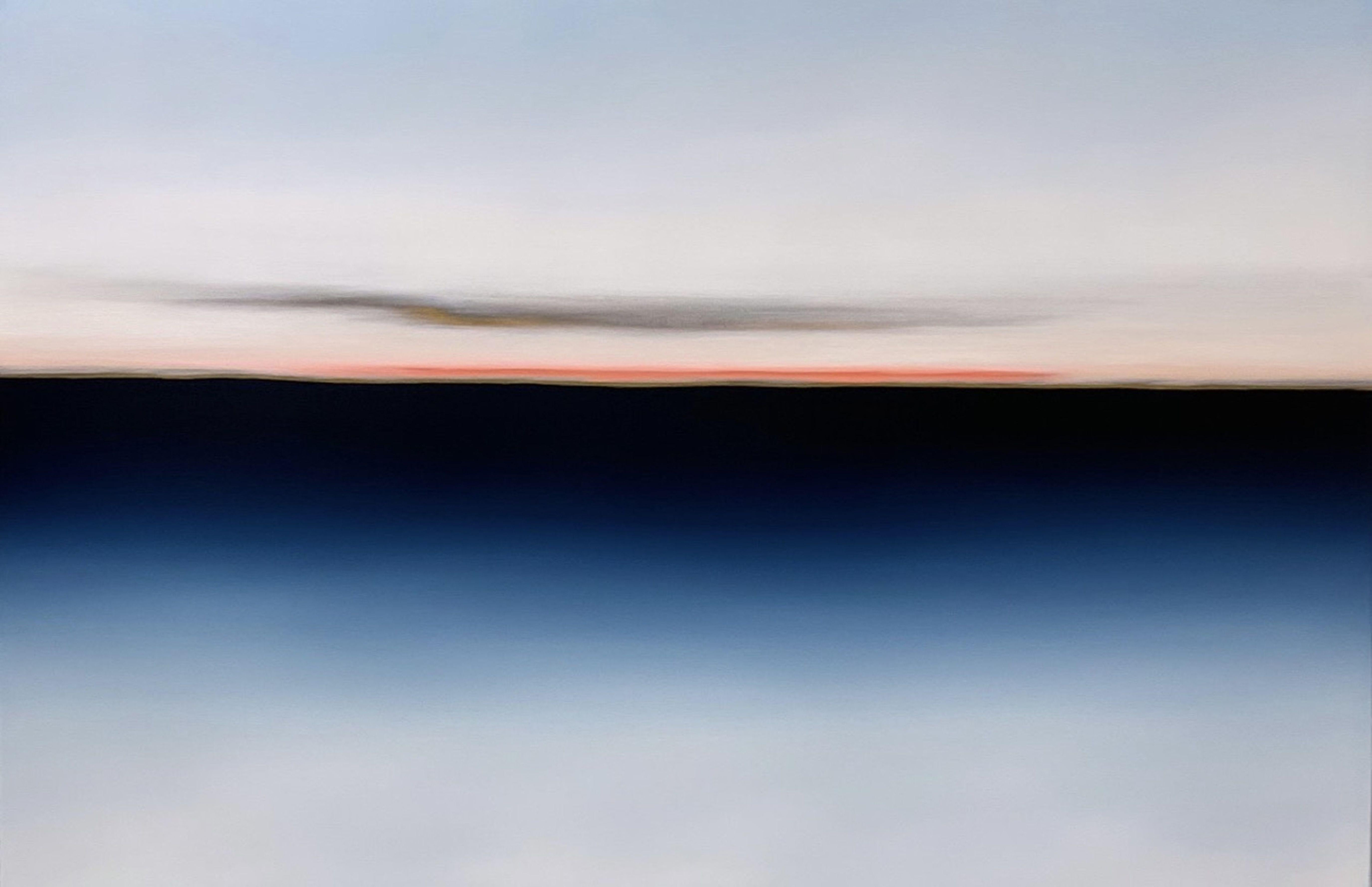 Peinture abstraite originale représentant un paysage marin « DEEP INSIDE 92 », Peinture, huile sur toile