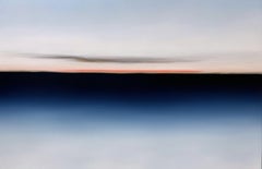 Pintura abstracta original de un paisaje marino: «DEEP INSIDE 92», pintura al óleo sobre lienzo