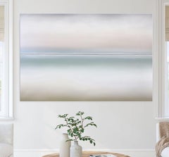 Tender abstract sunset painting DEEP INSIDE 108, Painting, Oil on Canvas