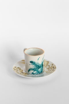 Las Palmas, service à café avec six porcelaines contemporaines avec design décoratif