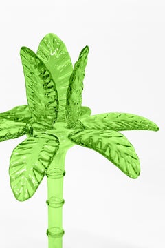 Las Palmas, Contemporary Blown Glass Candlestick by Vito Nesta