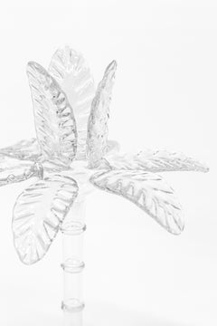 Las Palmas, Contemporary Blown Glass Candlestick by Vito Nesta