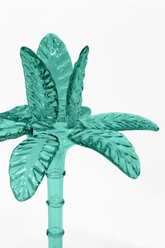 Las Palmas, Contemporary Blown Glass Candlestick by Vito Nesta