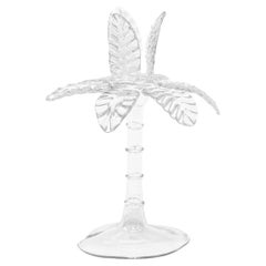 Las Palmas, Contemporary Blown Glass Candlestick by Vito Nesta