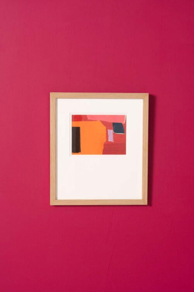 Gouachen und Collagen auf Papier (16 x 12 cm).