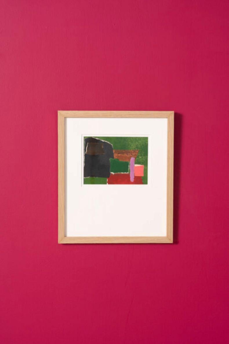 Gouachen und Collagen auf Papier (16 x 12 cm).