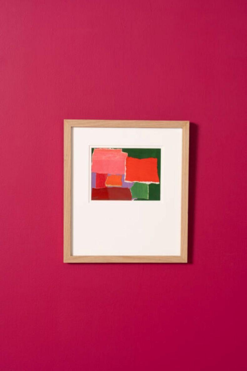 Gouachen und Collagen auf Papier (16 x 12 cm).