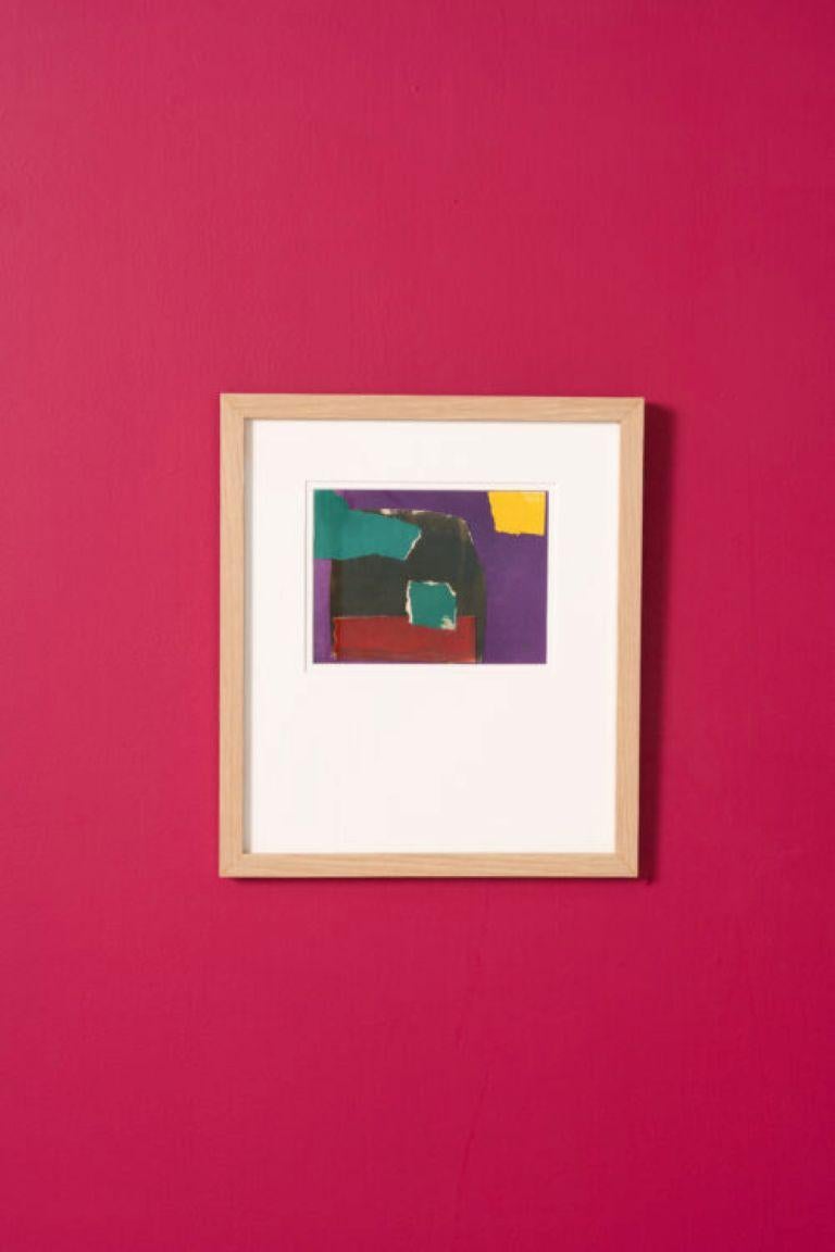 Gouachen und Collagen auf Papier (16 x 12 cm).