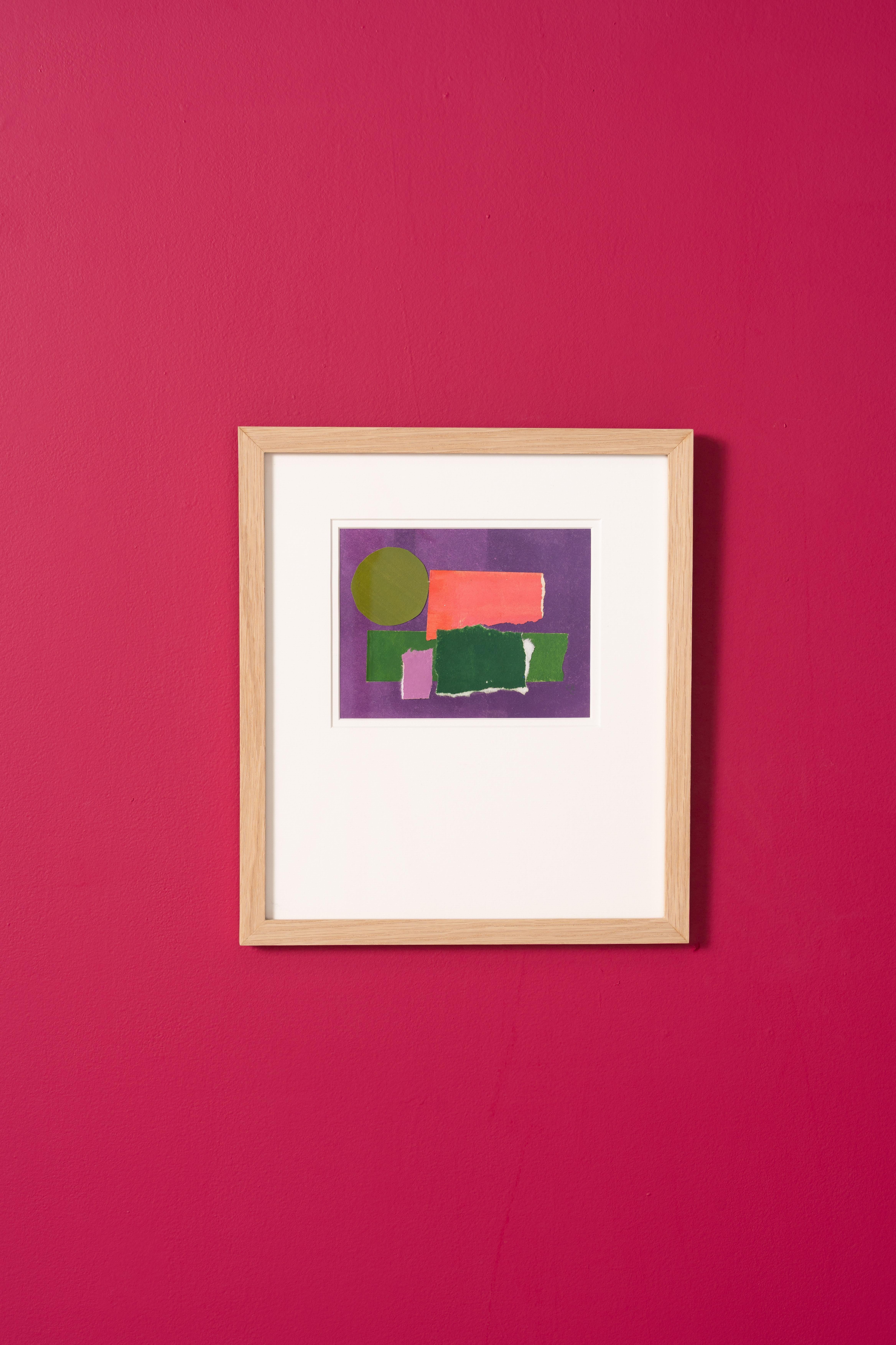 Gouachen und Collagen auf Papier (16 x 12 cm).