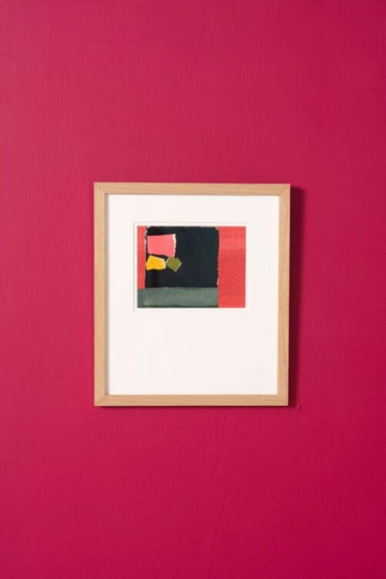 Gouachen und Collagen auf Papier (16 x 12 cm).