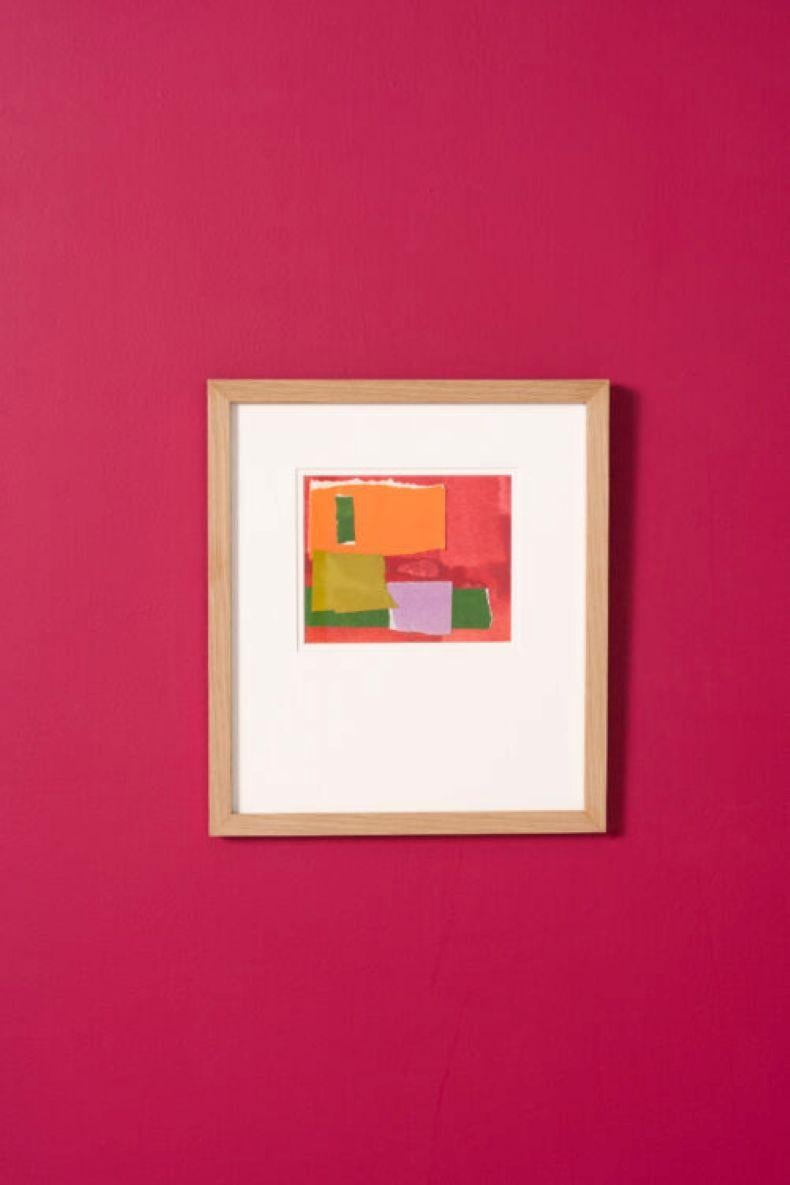 Gouachen und Collagen auf Papier (16 x 12 cm).