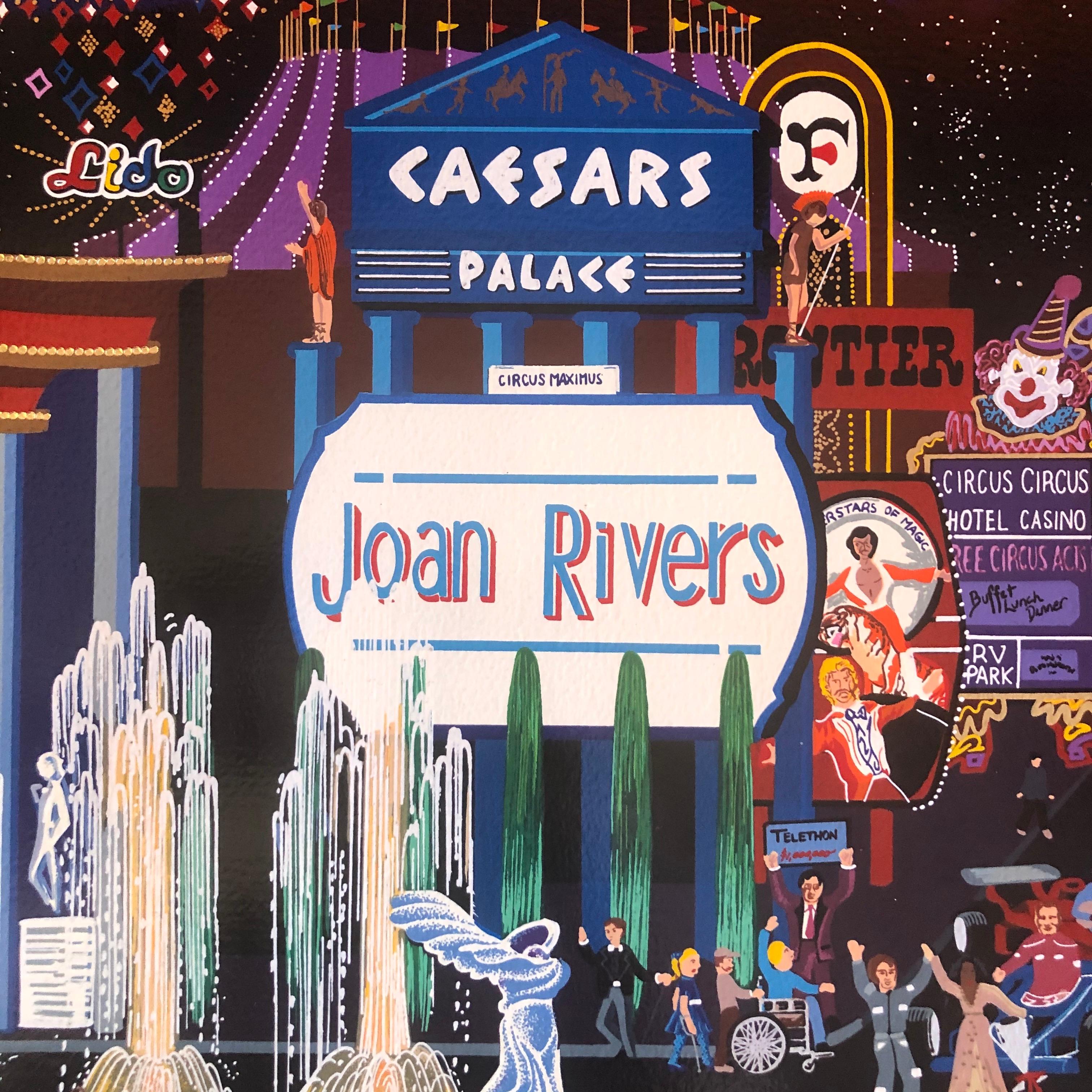 Serigraphie de Melanie Taylor Kent, Las Vegas 1983 en vente 1