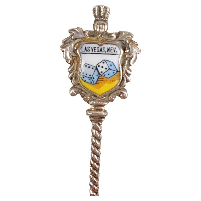 Las Vegas Collection Silver Teaspoon For Sale at 1stDibs