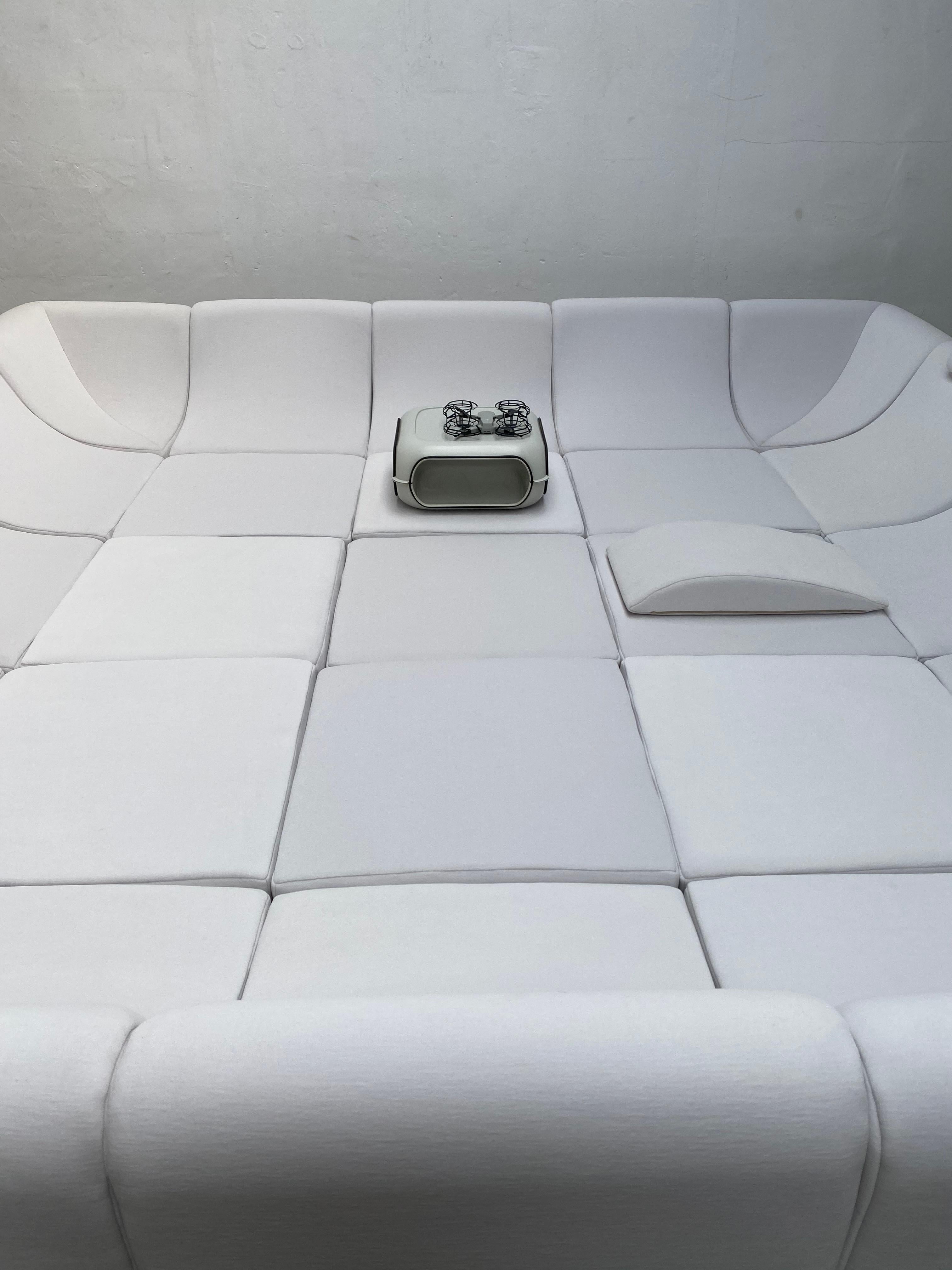 Las Vegas Custom Ordered 'Pool' Modular Sofa, by Colani including Reupholstery 2