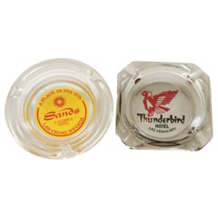 Glas-Aschenbecher aus Las Vegas Hotel – 2er-Set